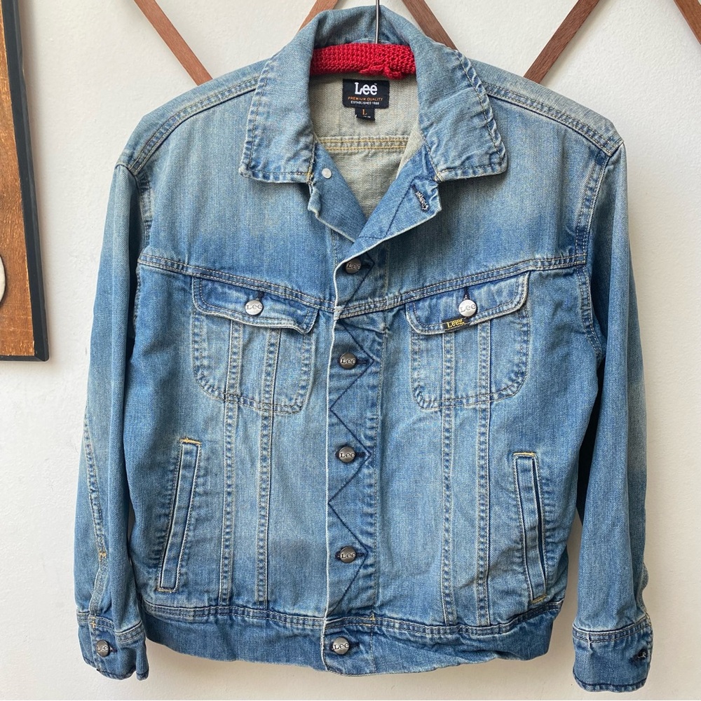 90s Vintage Lee Denim Trucker Jean Jacket